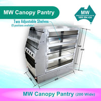 Canopy Pantry (200mm Wide) (PRE ORDER)