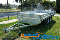 10×7 Heavy Duty Fully Welded Flat Top Tandem Trailer ATM 3500KG