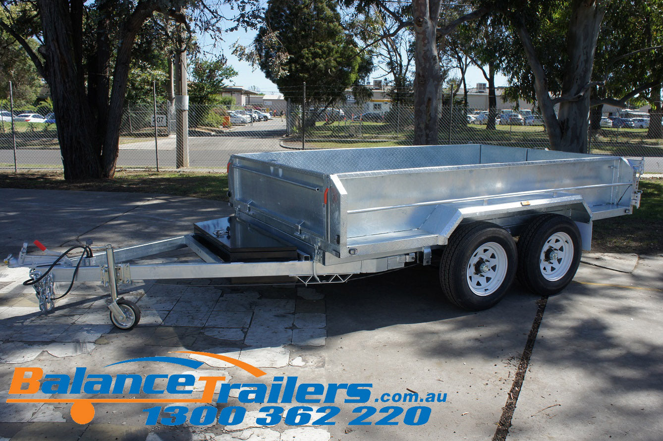 10×5 Galvanised Hydraulic Tandem Tipper Trailer ATM 3500KG