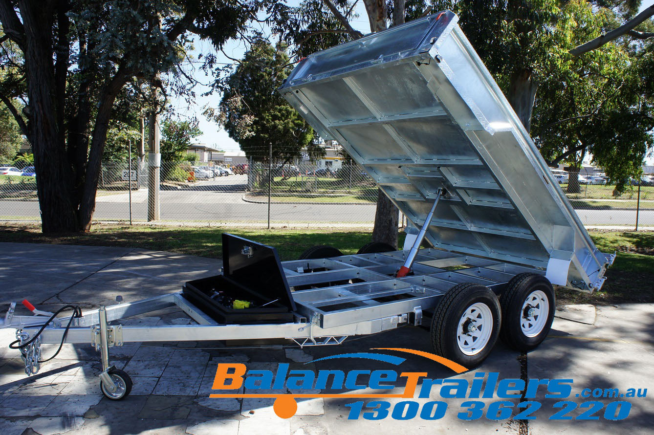 10×5 Galvanised Hydraulic Tandem Tipper Trailer ATM 3500KG