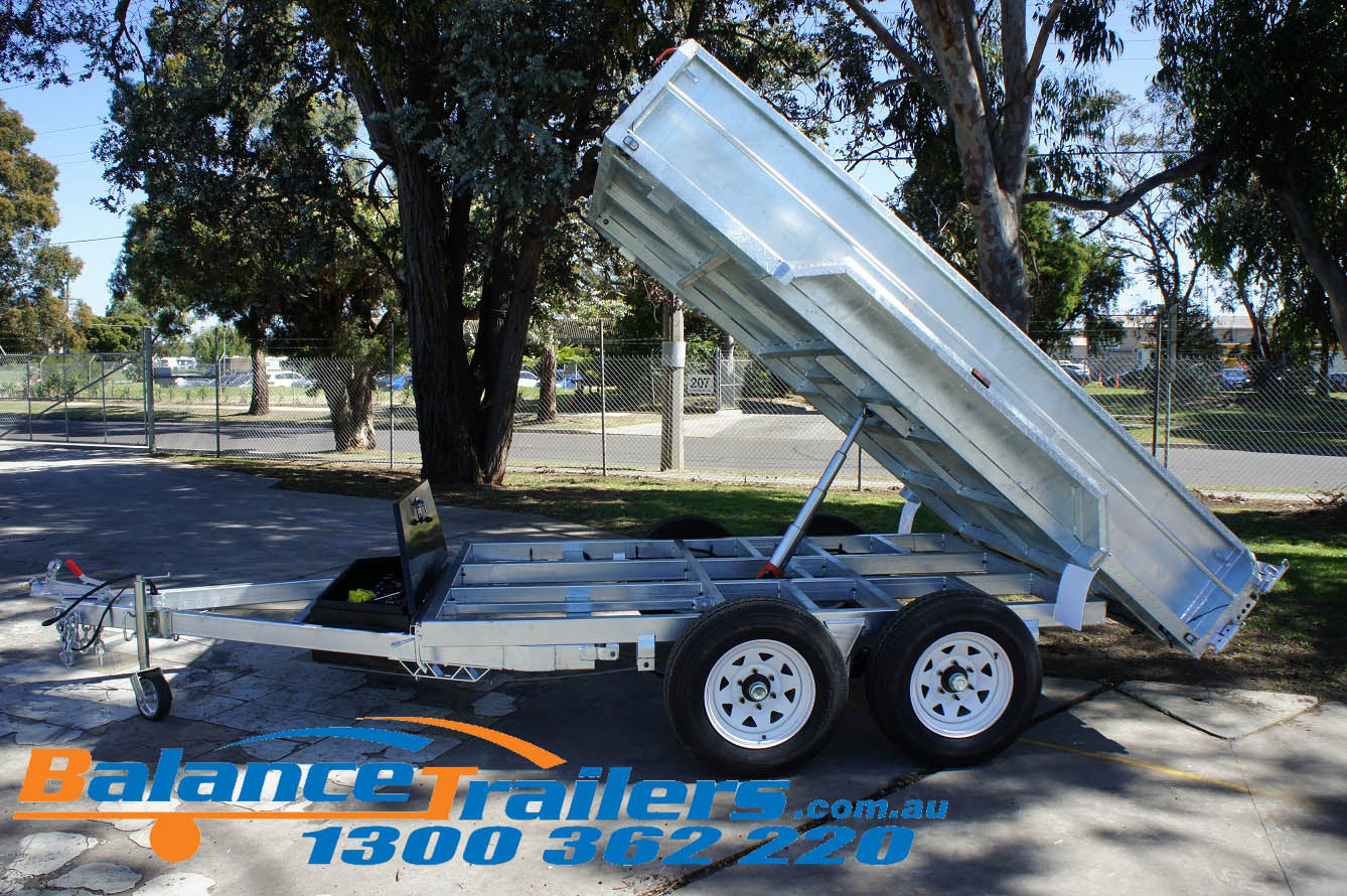 10×5 Galvanised Hydraulic Tandem Tipper Trailer ATM 3500KG