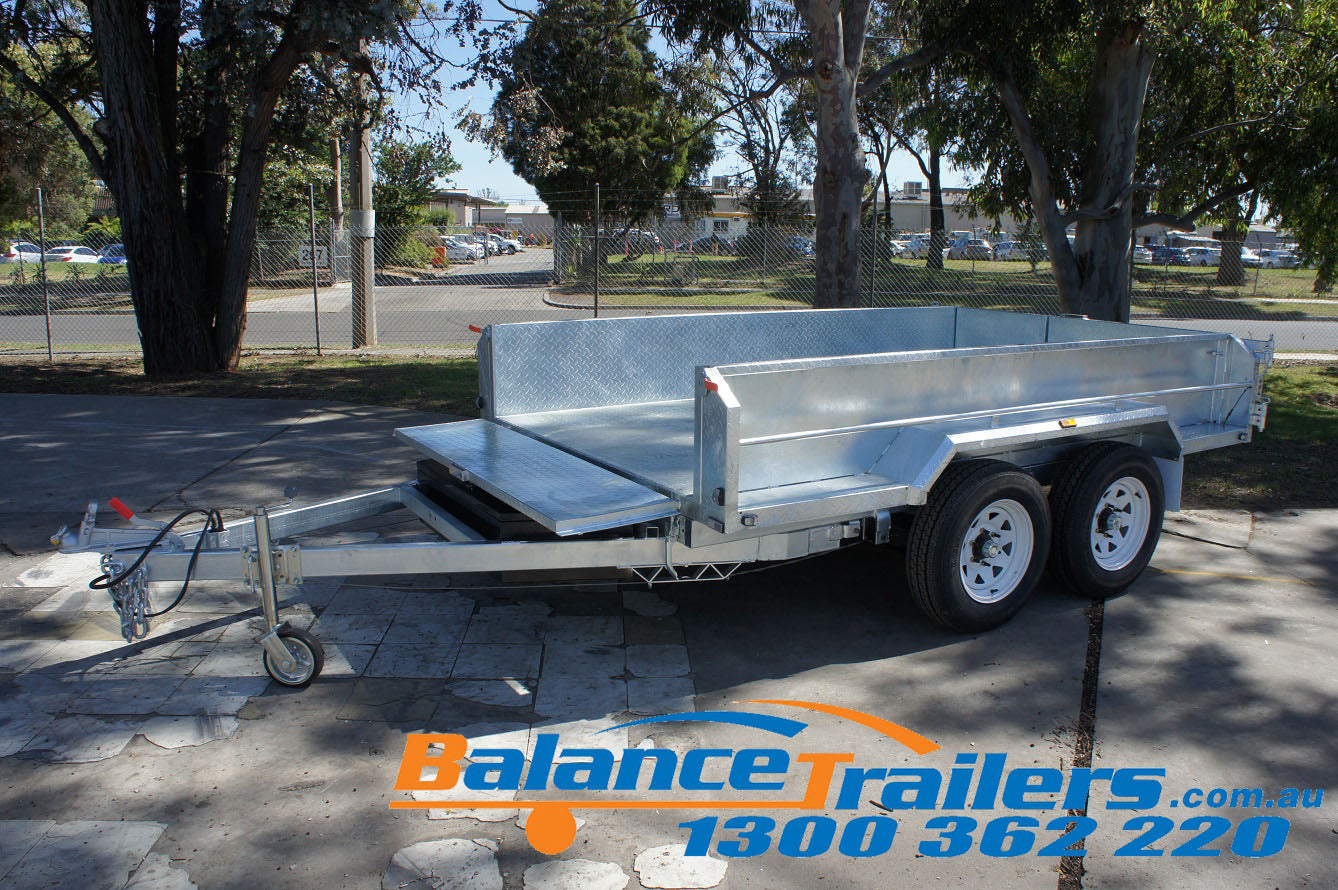 10×5 Galvanised Hydraulic Tandem Tipper Trailer ATM 3500KG