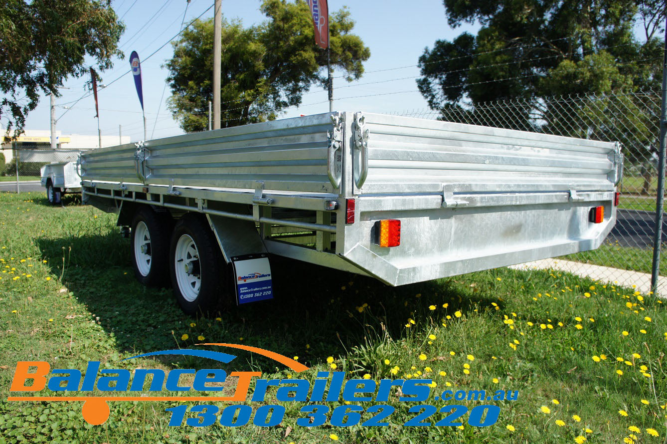 10×7 Heavy Duty Fully Welded Flat Top Tandem Trailer ATM 3500KG