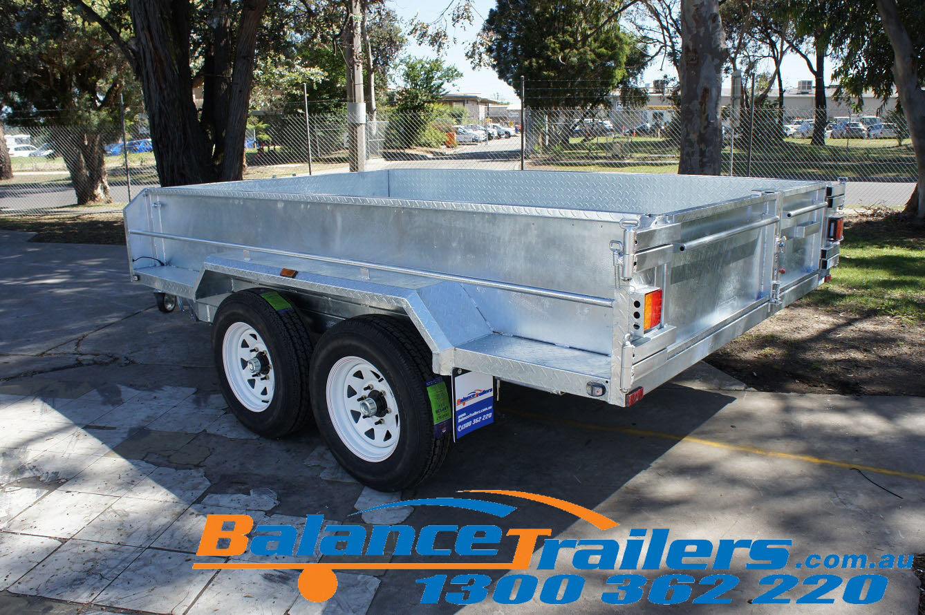 10×5 Galvanised Hydraulic Tandem Tipper Trailer ATM 3500KG