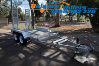 10×6 Heavy Duty Fully Welded Tandem Plant Trailer With Drop Down Ramp ATM 3500KG