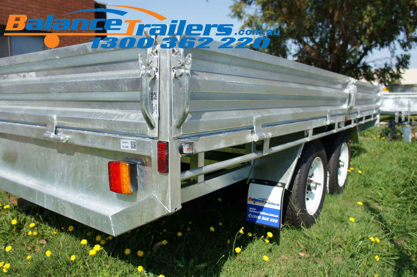 10×7 Heavy Duty Fully Welded Flat Top Tandem Trailer ATM 3500KG