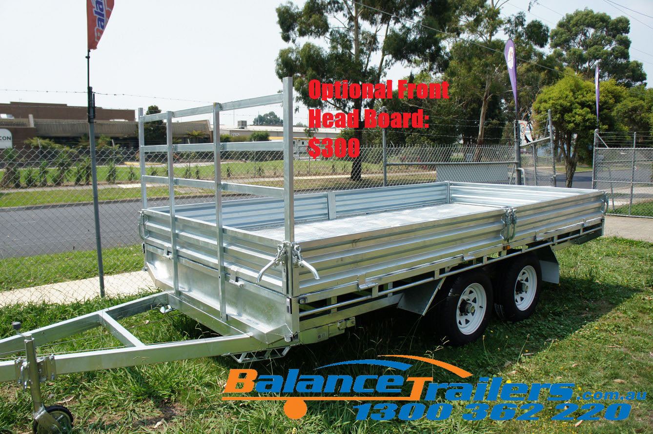 14×7 Heavy Duty Fully Welded Flat Top Tandem Trailer ATM 3500KG