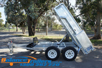 9x5 Galvanised Hydraulic Tandem Tipper Trailer ATM 3500KG