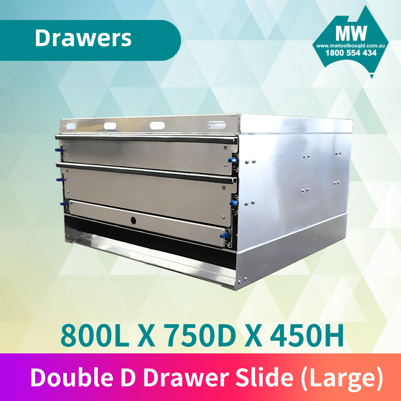 Double D Drawer Slide (Large)