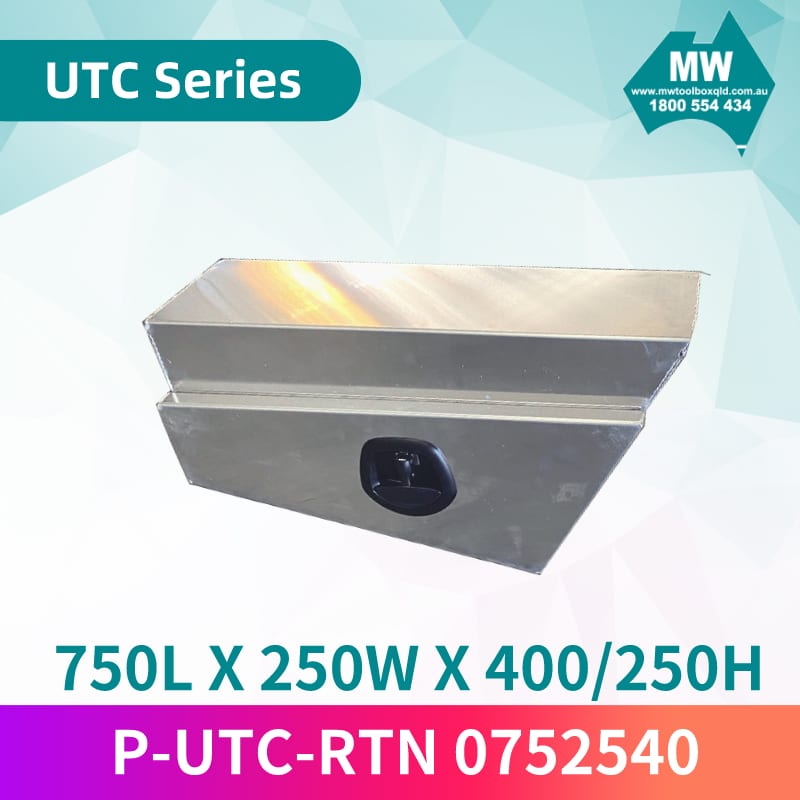 Flat Aluminium Tapered Undertray Toolbox (UTC)