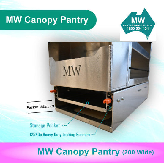 Canopy Pantry (200mm Wide) (PRE ORDER)