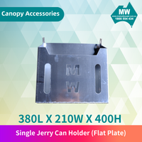 Single Jerry Can Holder Flat Plate