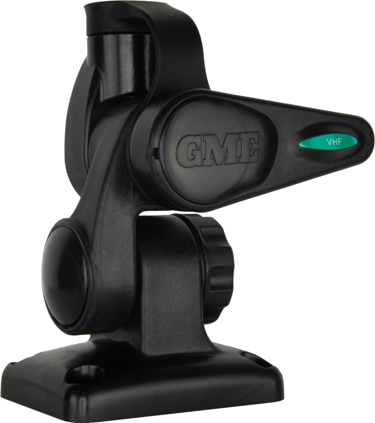 GME Double Swivel Rectangular Antenna Base - Suit AW36xx whips